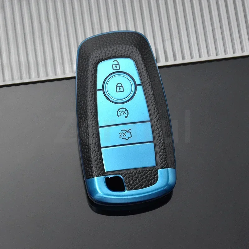 Suitable for Ford Fusion Mustang Explorer F150 Edge Mondeo Mk5 Focus Mk4 Car Key Accessories New TPU Leather Shell
Suitable for Ford Fusion Mustang Explorer F150 Edge Mondeo Mk5 Focus Mk4 Car Key Accessories New TPU Leather Shell