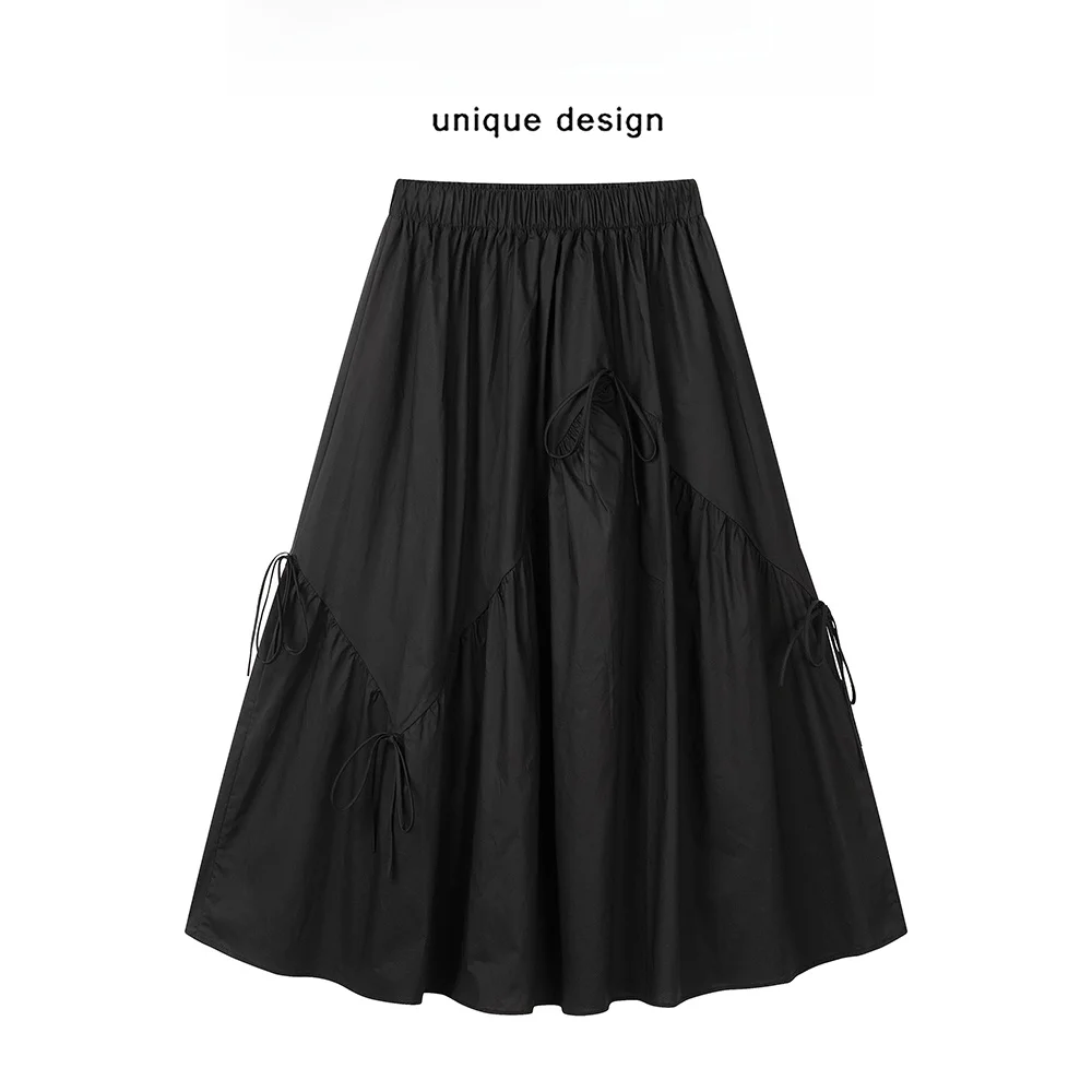 Ele High Waist Loose Knot f Body Skirt for Women Versatile Summer Umbrella Skirt Commute Sle Pure Color
Ele High Waist Loose Knot f Body Skirt for Women Versatile Summer Umbrella Skirt Commute Sle Pure Color