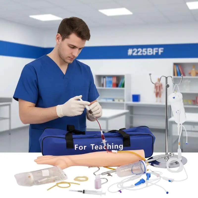 Phlebotomy Practice Kit IV Venipuncture Intravenous Training Kit With Carrying Bag Practice IV Skills Sit For Students
Phlebotomy Practice Kit IV Venipuncture Intravenous Training Kit With Carrying Bag Practice IV Skills Sit For Students