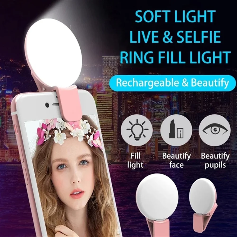 Universal Mobile Phone Selfie Light Clip Adjustable 3 Level Brightness Fill Light Live Broadcast Light Portable USB Charge Lamp
Universal Mobile Phone Selfie Light Clip Adjustable 3 Level Brightness Fill Light Live Broadcast Light Portable USB Charge Lamp