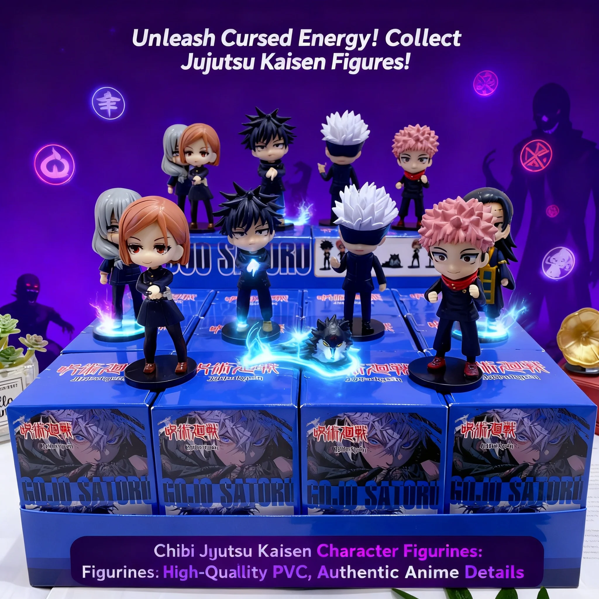 New Anime Cartoon Jujutsu Figure Blind Box Mystery Toy Collectible Desktop Decoration Gift for Fans
New Anime Cartoon Jujutsu Figure Blind Box Mystery Toy Collectible Desktop Decoration Gift for Fans