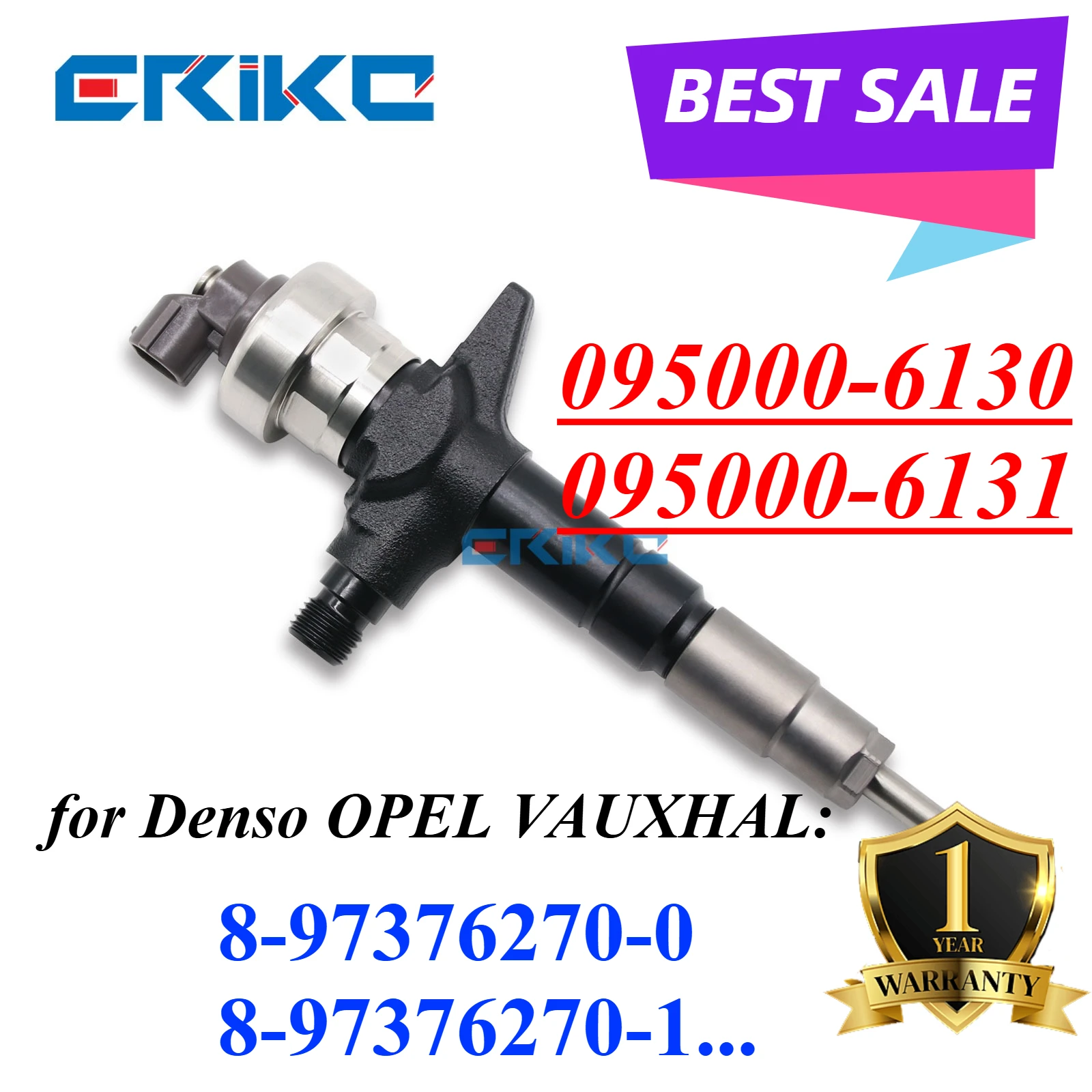095000-6130 8973762700 Common Rail Diesel Injector 8-97376270-1 8-97376270-2 FOR OPEL VAUXHALL 095000-6131 095000-6132
095000-6130 8973762700 Common Rail Diesel Injector 8-97376270-1 8-97376270-2 FOR OPEL VAUXHALL 095000-6131 095000-6132