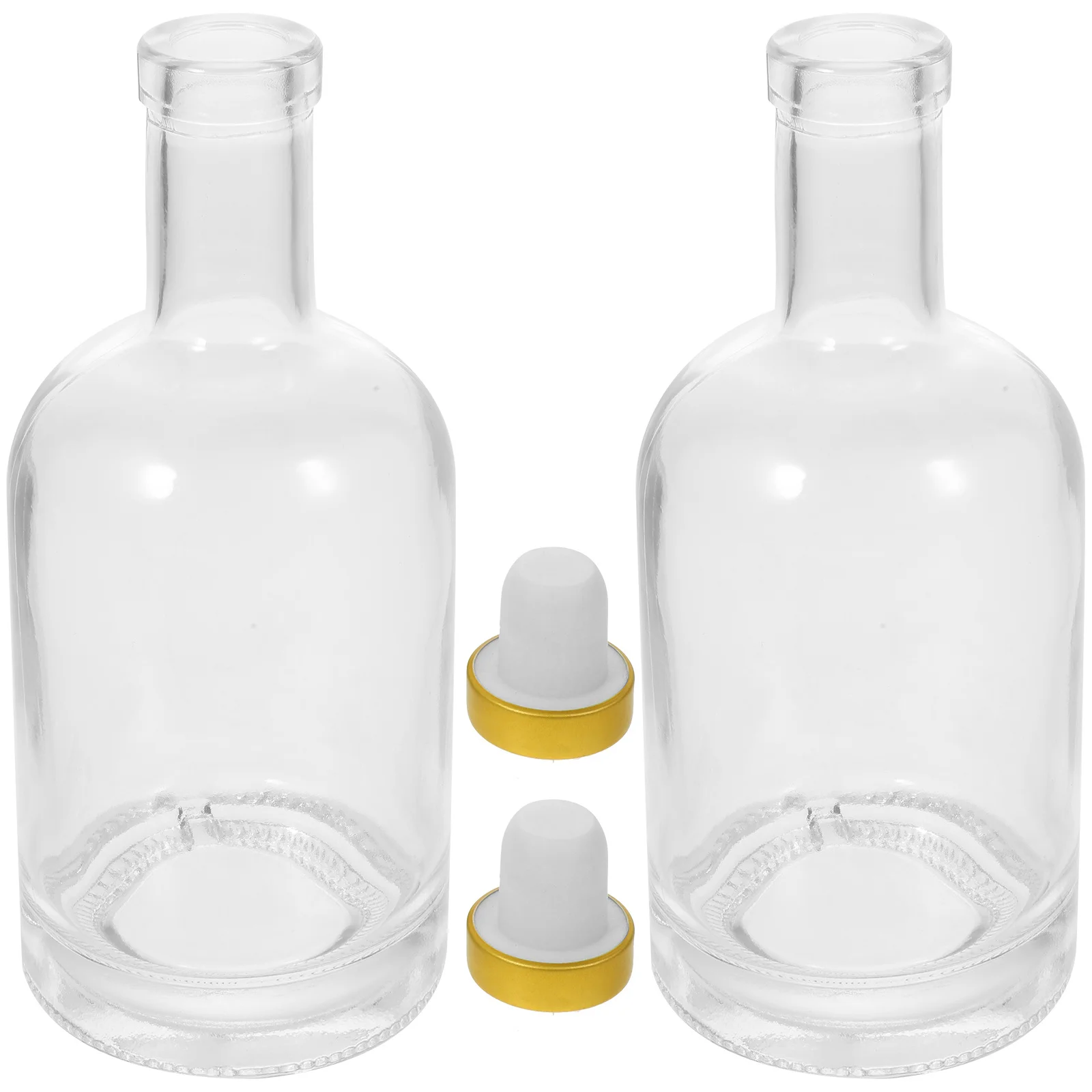 2Pcs Thickened Transparent Liquor Bottle 200ml Large Capacity Wine Whiskey Bottle Decanter Sturdy Anti Slip
2Pcs Thickened Transparent Liquor Bottle 200ml Large Capacity Wine Whiskey Bottle Decanter Sturdy Anti Slip