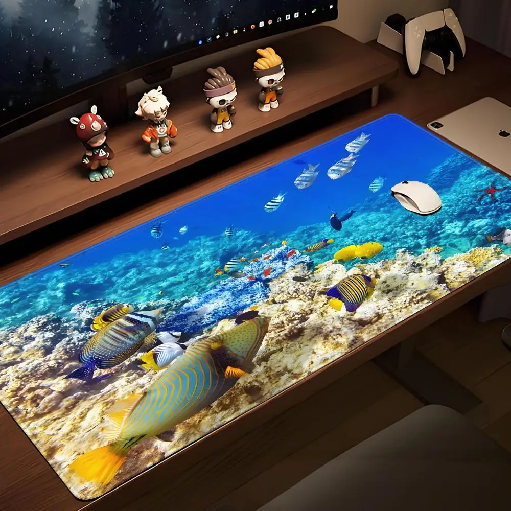 Mouse Pad Tropical Fish Ocean Scenery Gaming Mousepad Extended Mousepad Desk Keyboard Mat Size Carpet Carpet Home HYBXAXC
Mouse Pad Tropical Fish Ocean Scenery Gaming Mousepad Extended Mousepad Desk Keyboard Mat Size Carpet Carpet Home HYBXAXC