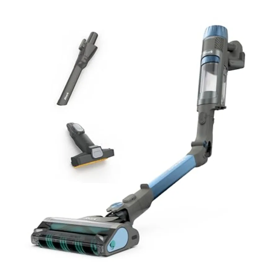 PowerDetect Cordless Stick Vacuum for pet hair on carpet hard floor, Java Ice Blue, HEPA filtration, powerful suction, portable
PowerDetect Cordless Stick Vacuum for pet hair on carpet hard floor, Java Ice Blue, HEPA filtration, powerful suction, portable