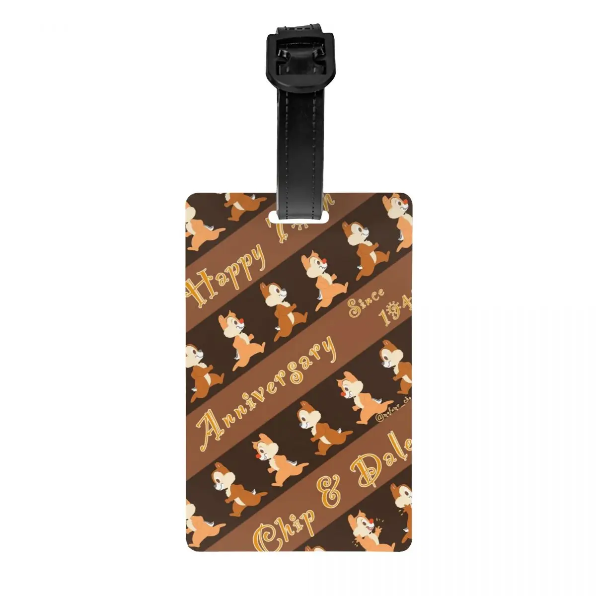 Custom Funny Cartoon Chip And Dale Luggage Tag Travel Bag Suitcase Privacy Cover ID Label
Custom Funny Cartoon Chip And Dale Luggage Tag Travel Bag Suitcase Privacy Cover ID Label
