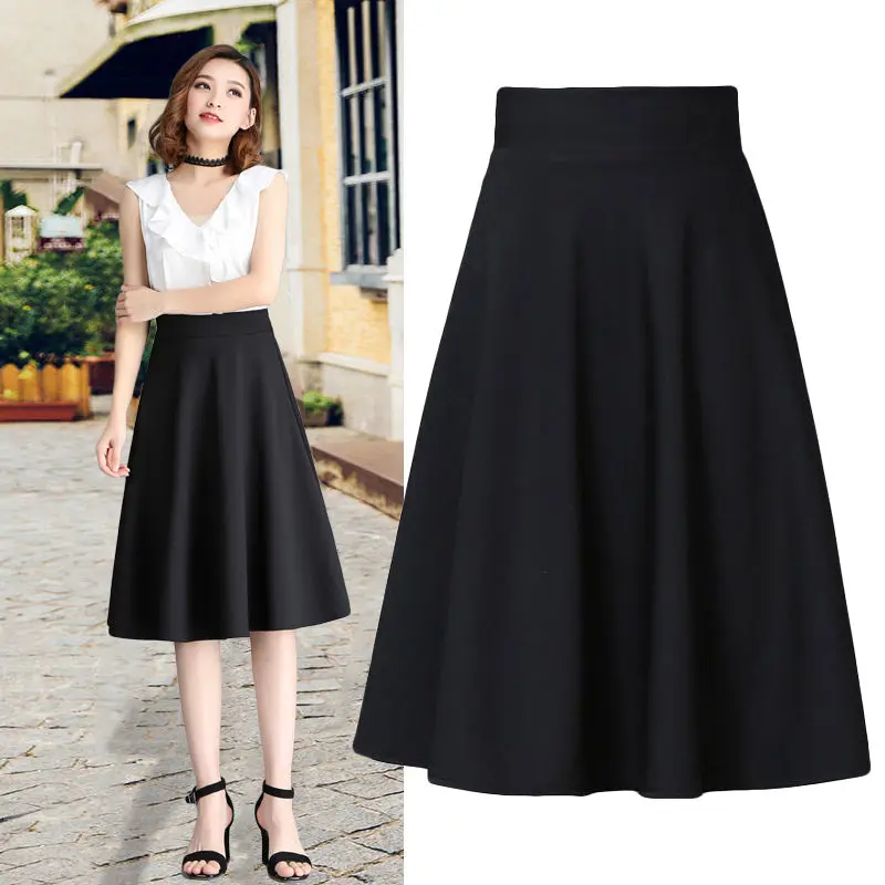 Black A-Line Midi Skirt Pocket Safety Pants Women's plus Size High Waist Long Skirt Commute Style Pear Body Type
Black A-Line Midi Skirt Pocket Safety Pants Women's plus Size High Waist Long Skirt Commute Style Pear Body Type