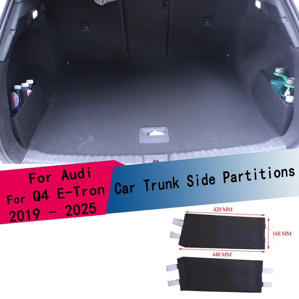 2Pcs/set Auto Trunk Side Storage Organizer Board Partitions for Audi Q4 e-tron ETRON F4 2022 2023 2024 2025 Car Accessories
2Pcs/set Auto Trunk Side Storage Organizer Board Partitions for Audi Q4 e-tron ETRON F4 2022 2023 2024 2025 Car Accessories