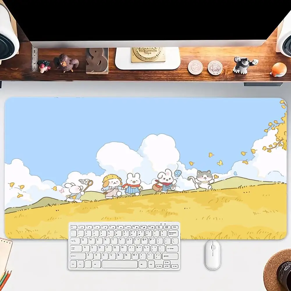 Cute Anime Animal Design Mouse Pad Large mouse pad, desk pad, anti slip base, washable for office and home use
Cute Anime Animal Design Mouse Pad Large mouse pad, desk pad, anti slip base, washable for office and home use