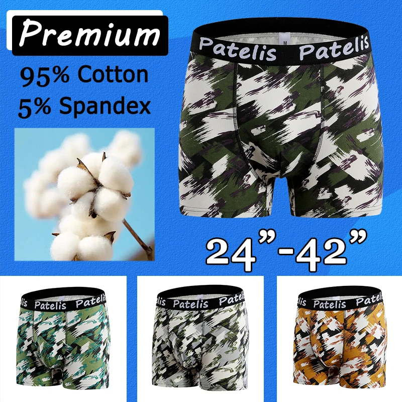 XS-3XL Men's Boxers Pack of 1/4 Shorts Briefs Comfortable Full Cotton Underwear High Elastic Panties Male Clothing Underpants
XS-3XL Men's Boxers Pack of 1/4 Shorts Briefs Comfortable Full Cotton Underwear High Elastic Panties Male Clothing Underpants
