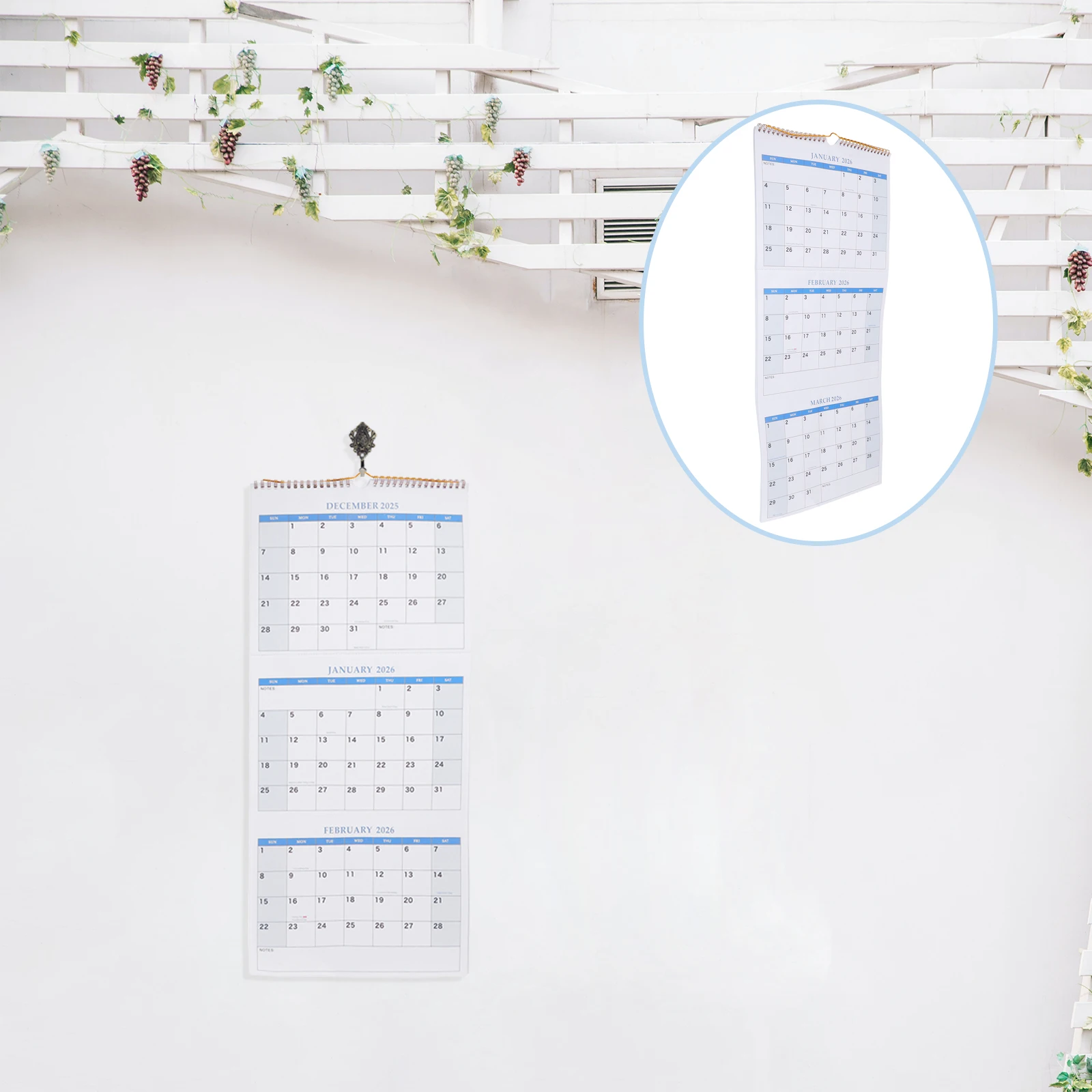 2026 3 Month Vertical Planner 2025-2027 Folded Monthly View Hanging For Office Home School Dual Binding Wall
2026 3 Month Vertical Planner 2025-2027 Folded Monthly View Hanging For Office Home School Dual Binding Wall