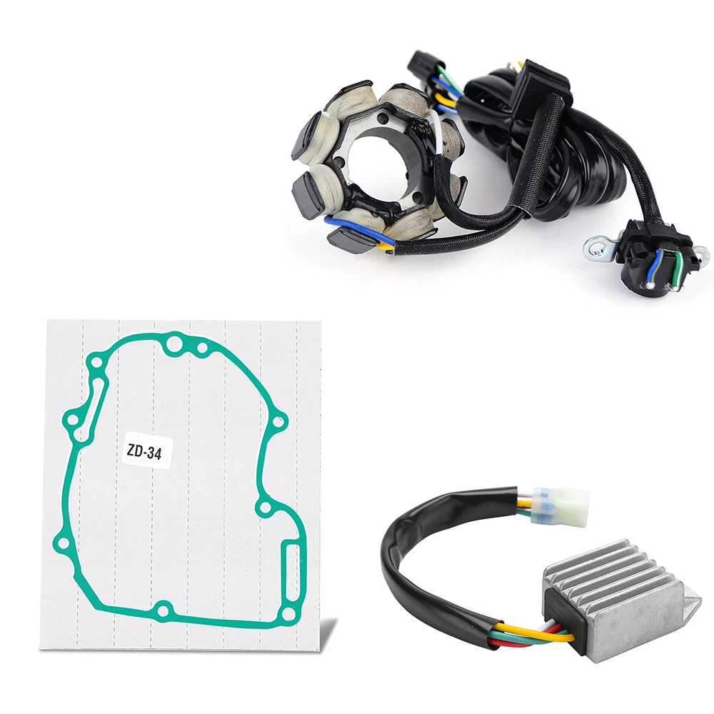 Rectifier Regulator Stator Coil Gasket Kit for Honda CRF250 CRF250X CRF 250 250X 2004-2019 2018 2017 2016 2015 2014 13 
Rectifier Regulator Stator Coil Gasket Kit for Honda CRF250 CRF250X CRF 250 250X 2004-2019 2018 2017 2016 2015 2014 13