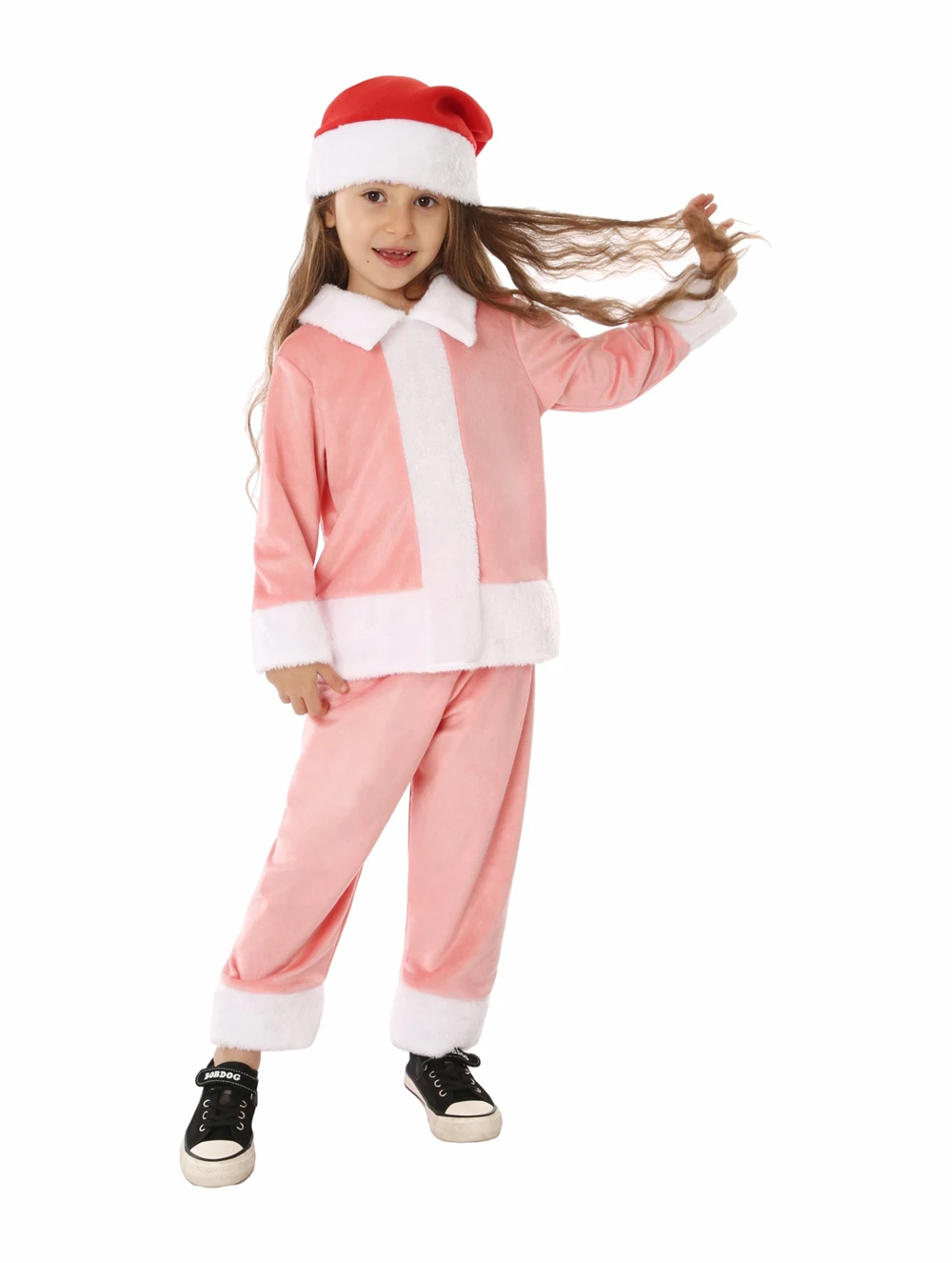 Pink Christmas Cosplay Costume Children's Pajamas Themed Party Fancy Dress-up Kids Performance X-mas Santa Elf Role Play Outfits
Pink Christmas Cosplay Costume Children's Pajamas Themed Party Fancy Dress-up Kids Performance X-mas Santa Elf Role Play Outfits