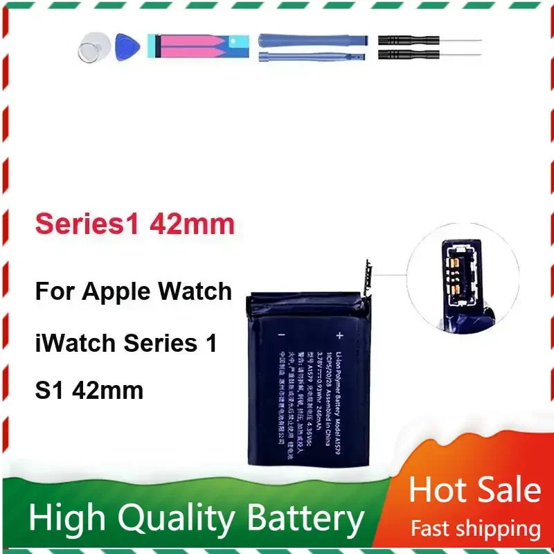 A1579 Battery for Apple Watch Series 1 42mm A1579 A1554 A1803 246mAh Bateria Batteries + Free Tools Warranty
A1579 Battery for Apple Watch Series 1 42mm A1579 A1554 A1803 246mAh Bateria Batteries + Free Tools Warranty