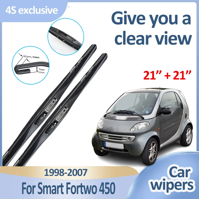Передние щетки стеклоочистителя автомобиля для Smart Fortwo 450, аксессуары 1998-2007, прочные шумоподавляющие щетки стеклоочистителей, инструменты для полосок
Передние щетки стеклоочистителя автомобиля для Smart Fortwo 450, аксессуары 1998-2007, прочные шумоподавляющие щетки стеклоочистителей, инструменты для полосок