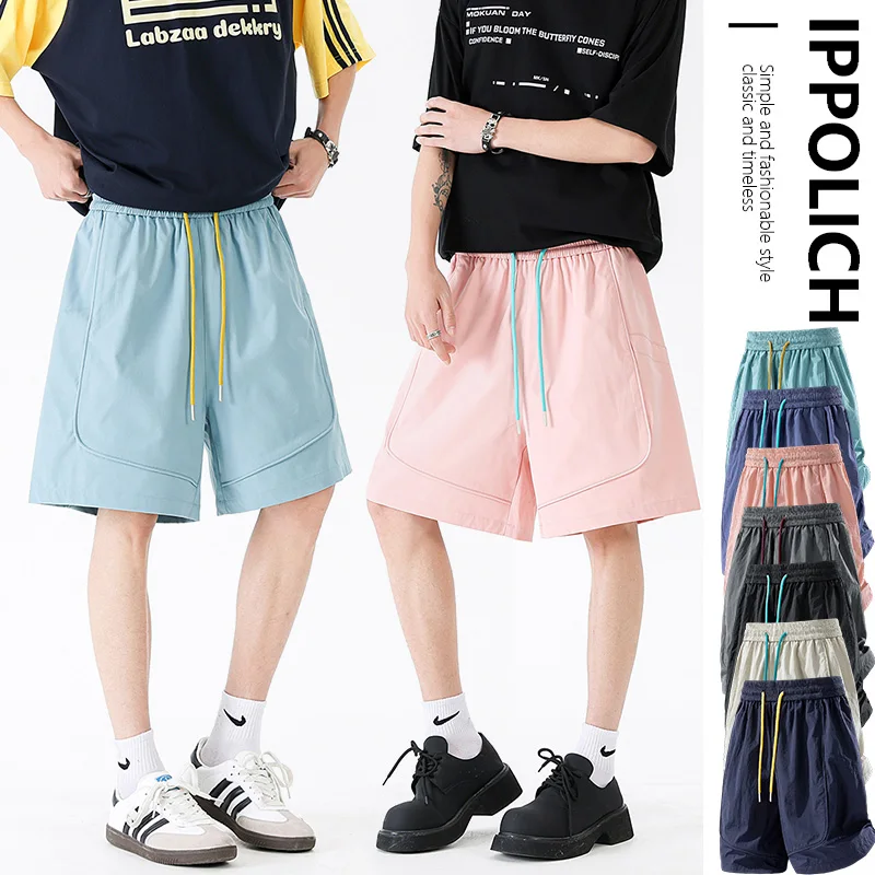 Men Shorts Y2K Contrast Color Shorts Fashion Men's Summer American Retro Sports Workwear Loose Straight Casual Male Cargo Shorts
Men Shorts Y2K Contrast Color Shorts Fashion Men's Summer American Retro Sports Workwear Loose Straight Casual Male Cargo Shorts