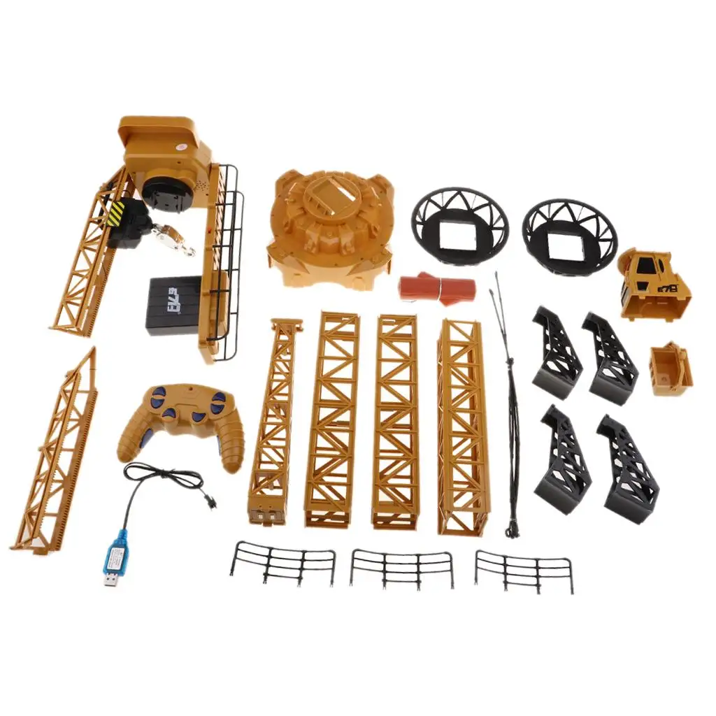 6 Channel RC Tower Crane Vehicles 680 Rotation Lift Up with 6 Channel for Kids Construction Engineering Toys Model
6 Channel RC Tower Crane Vehicles 680 Rotation Lift Up with 6 Channel for Kids Construction Engineering Toys Model