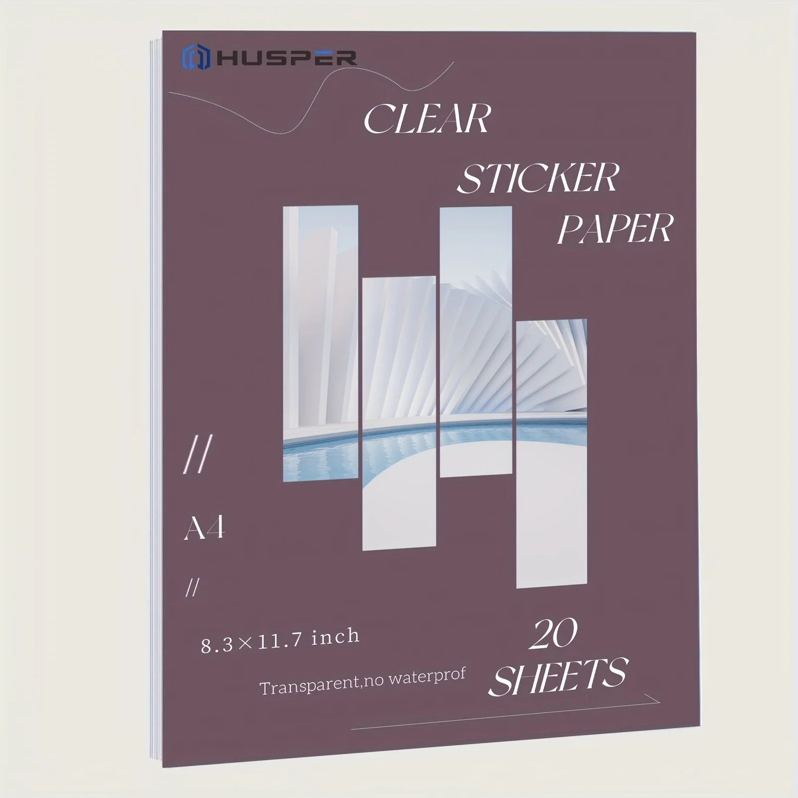 8.3×11.7 inch A4 20 Sheets Printable Vinyl Sticker Paper Clear Transparent No waterproof Decal Paper for Inkjet Printer
8.3×11.7 inch A4 20 Sheets Printable Vinyl Sticker Paper Clear Transparent No waterproof Decal Paper for Inkjet Printer