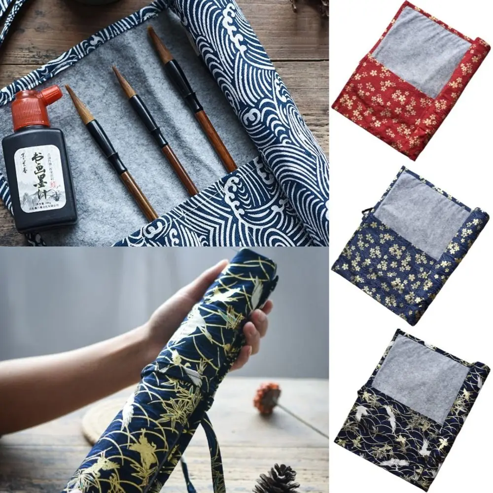 Creative Chinese Style Roll Pen Curtain Roll Up Vintage Pencil Bag Stationery Pencil Bag Holder Makeup Brush Wrap Boys
Creative Chinese Style Roll Pen Curtain Roll Up Vintage Pencil Bag Stationery Pencil Bag Holder Makeup Brush Wrap Boys