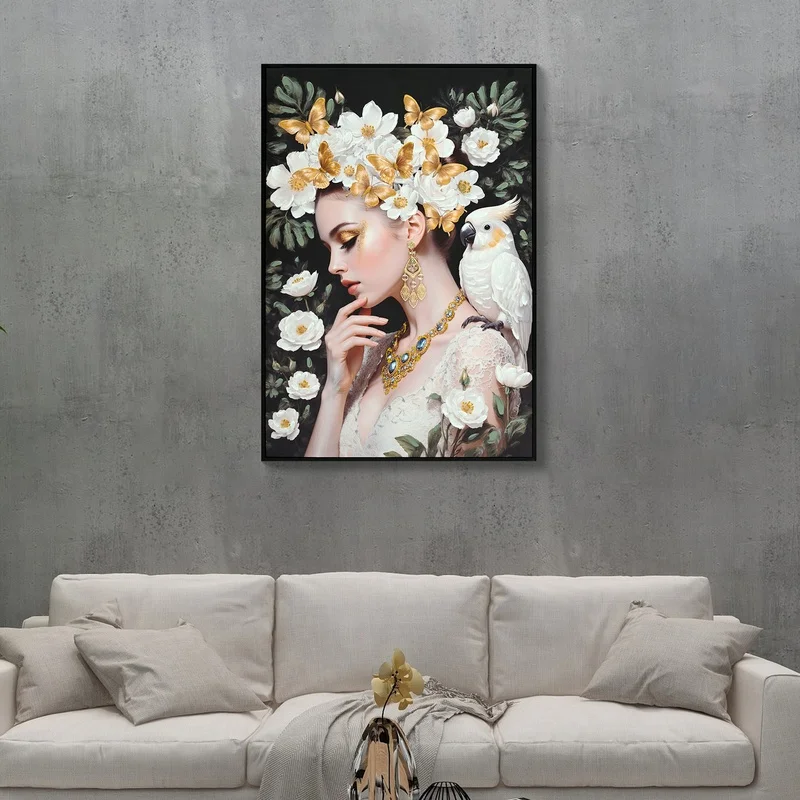 Gold and White Floral Canvas Art for Living Room – Modern Wall Decor 24x36 Inch Home Photo Print
Gold and White Floral Canvas Art for Living Room – Modern Wall Decor 24x36 Inch Home Photo Print