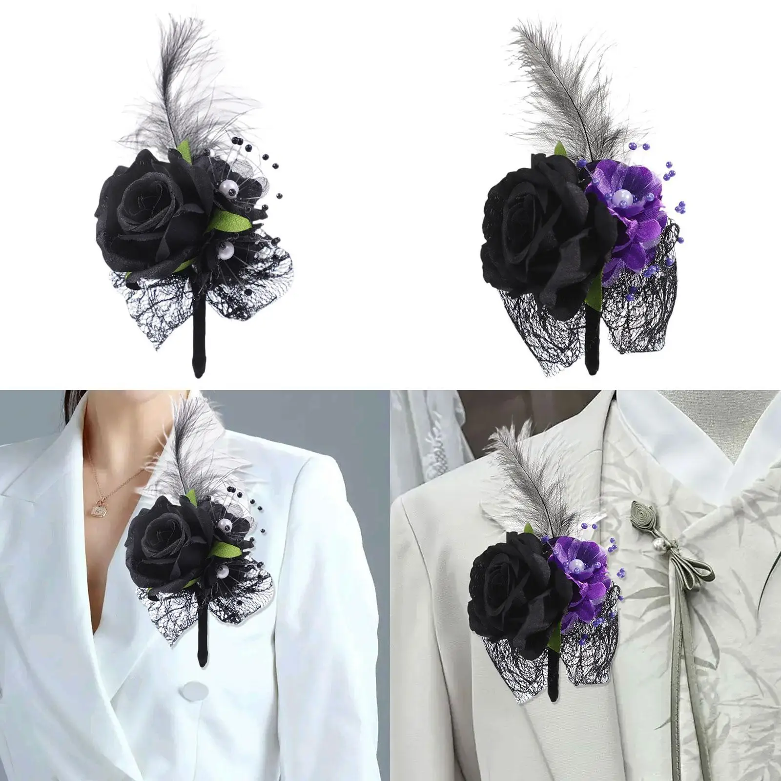 Wrist Corsage Bracelet Wedding Decor Dark Romantic Bride Bridesmaid Bouquet for Dinner Party Prom Party Ceremony Valentine's Day
Wrist Corsage Bracelet Wedding Decor Dark Romantic Bride Bridesmaid Bouquet for Dinner Party Prom Party Ceremony Valentine's Day
