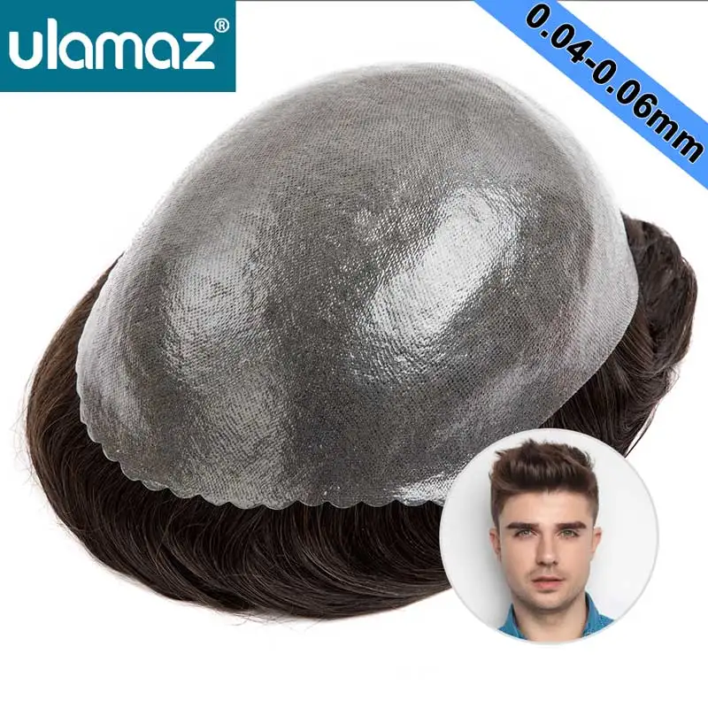 Undetectable Thin Skin Men's Capillary Prosthesis PU Hair System For Man Natural Wigs Human Hair Invisible HairlineToupee Wig
Undetectable Thin Skin Men's Capillary Prosthesis PU Hair System For Man Natural Wigs Human Hair Invisible HairlineToupee Wig