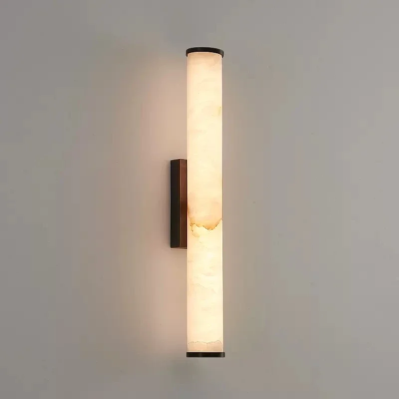Spanish Natural Marble Wall Lamp High Quality Copper LED Light Luxury Villa Living Room Background Wall Bedroom Bedside Lighting
Spanish Natural Marble Wall Lamp High Quality Copper LED Light Luxury Villa Living Room Background Wall Bedroom Bedside Lighting