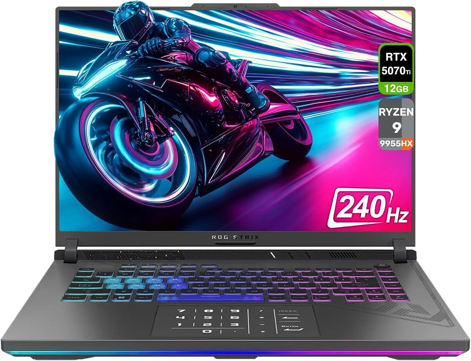 Игровой ноутбук ASUS ROG Strix G16, AMD Ryzen 9-9955HX, 64 ГБ DDR5 ОЗУ, 4 ТБ PCIe SSD, Nvidia G-Force RTX 5070Ti, клавиатура с подсветкой
Игровой ноутбук ASUS ROG Strix G16, AMD Ryzen 9-9955HX, 64 ГБ DDR5 ОЗУ, 4 ТБ PCIe SSD, Nvidia G-Force RTX 5070Ti, клавиатура с подсветкой