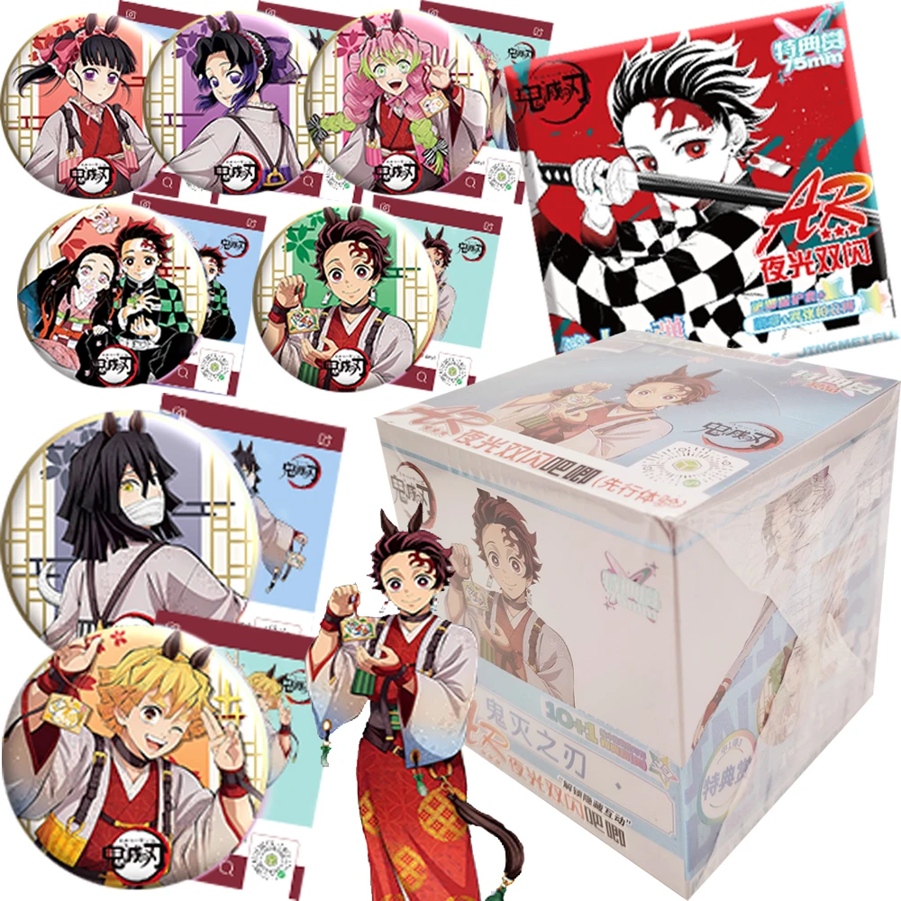 Popular Anime Demon Slayer Cards Badge Collection for Fans Fashion Trend Cartoon Fun Round Brooch Decoration Toys Christmas Gift
Popular Anime Demon Slayer Cards Badge Collection for Fans Fashion Trend Cartoon Fun Round Brooch Decoration Toys Christmas Gift