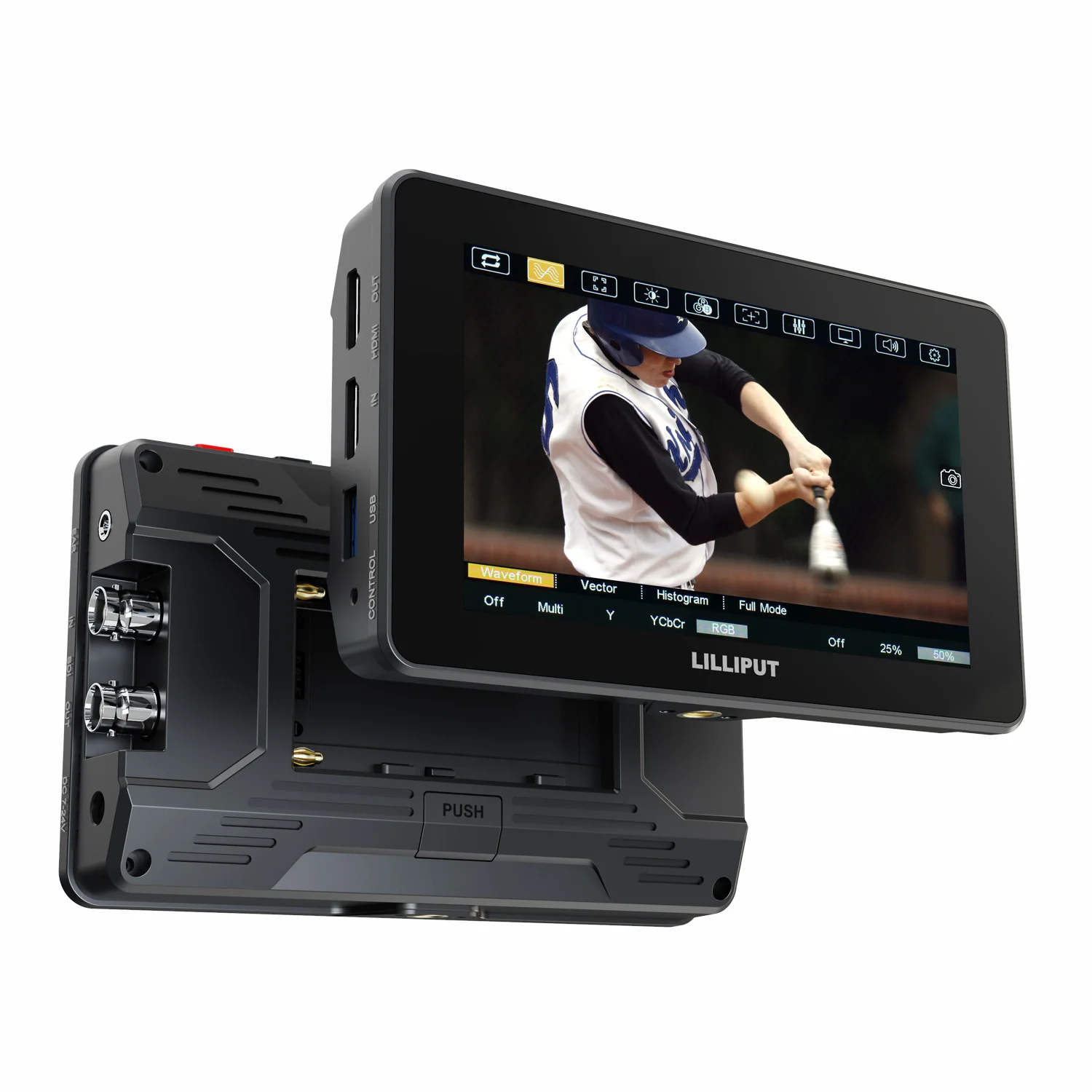 LILLIPUT HT5S Dslr Camera 5.5 Inch 4K Field Small Portable 2000 Nits Touch Screen 3G-SDI
LILLIPUT HT5S Dslr Camera 5.5 Inch 4K Field Small Portable 2000 Nits Touch Screen 3G-SDI