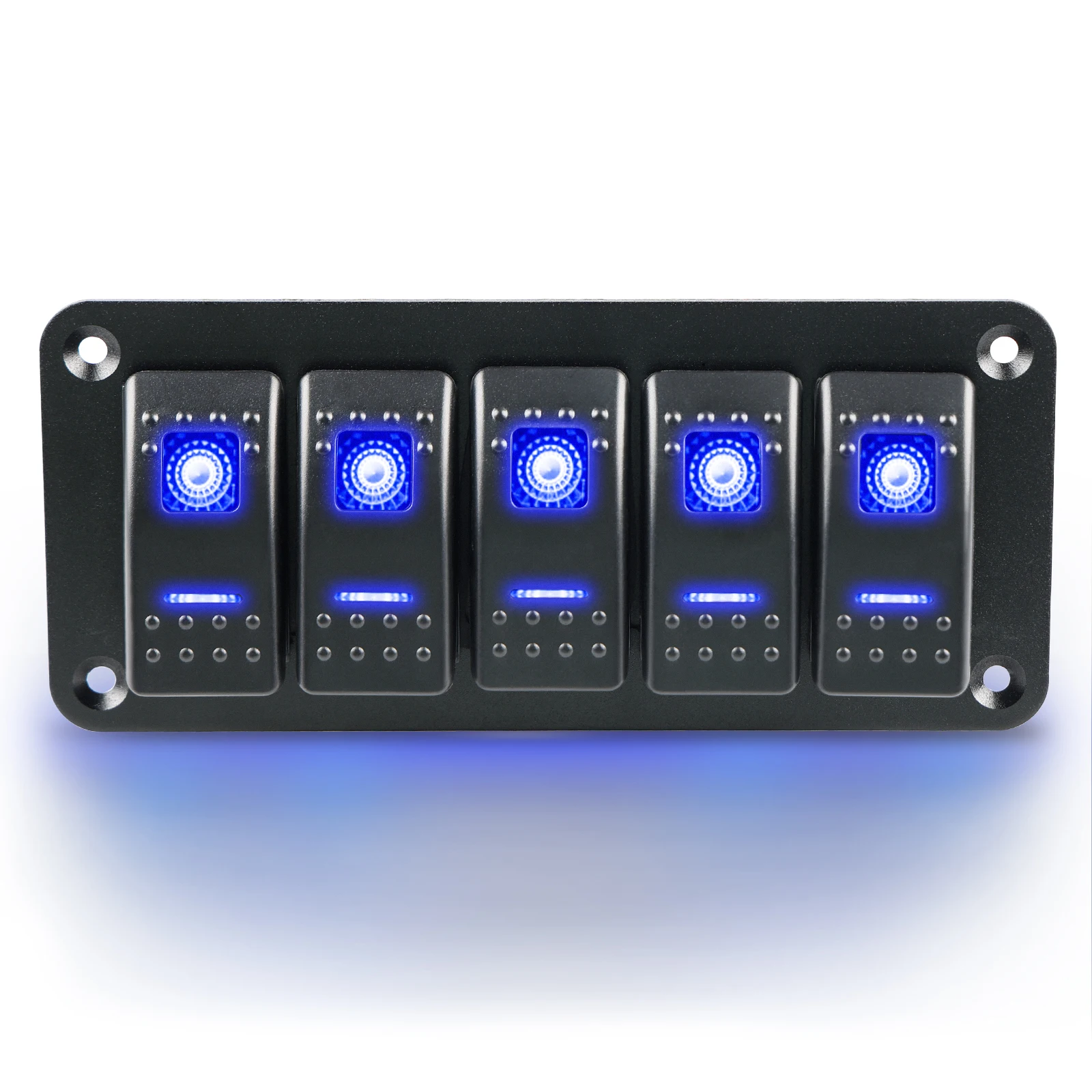 5 Gang Rocker Switch Panel Car Switch Panel With Sticker Car Accessories for Car Marine Boat LED Truck Boat RV Waterproof
5 Gang Rocker Switch Panel Car Switch Panel With Sticker Car Accessories for Car Marine Boat LED Truck Boat RV Waterproof
