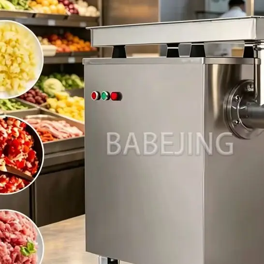 Large Stainless Steel Multi Functional Electric Industrial Meat Grinder for Chili Fish Mincing
Large Stainless Steel Multi Functional Electric Industrial Meat Grinder for Chili Fish Mincing