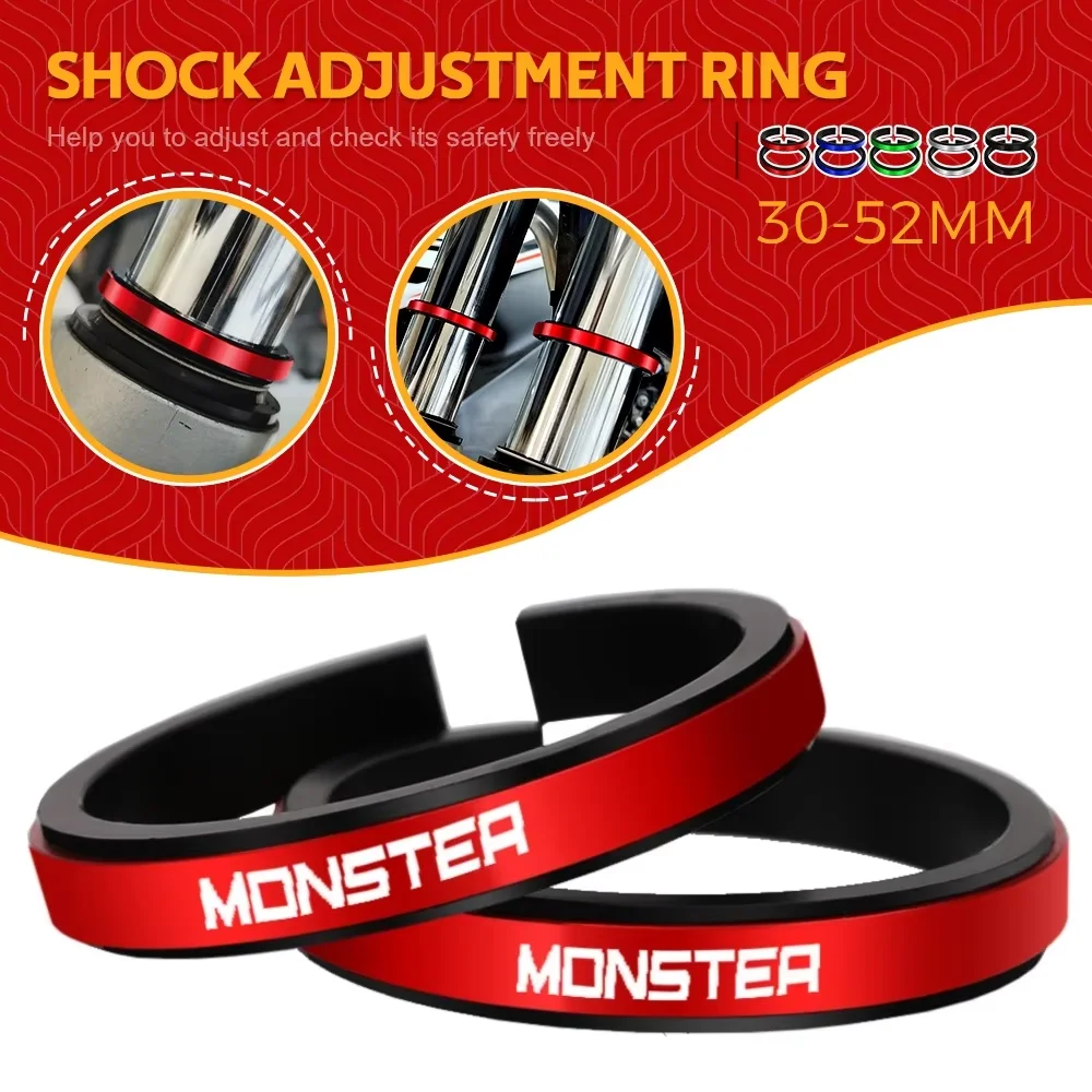 FOR DUCATI Monster 600 620 696 748 800 848 999 1098 900 1198 Adjustment Shock Absorber Auxiliary Rubber Ring CNC Fit 30MM-52MM
FOR DUCATI Monster 600 620 696 748 800 848 999 1098 900 1198 Adjustment Shock Absorber Auxiliary Rubber Ring CNC Fit 30MM-52MM