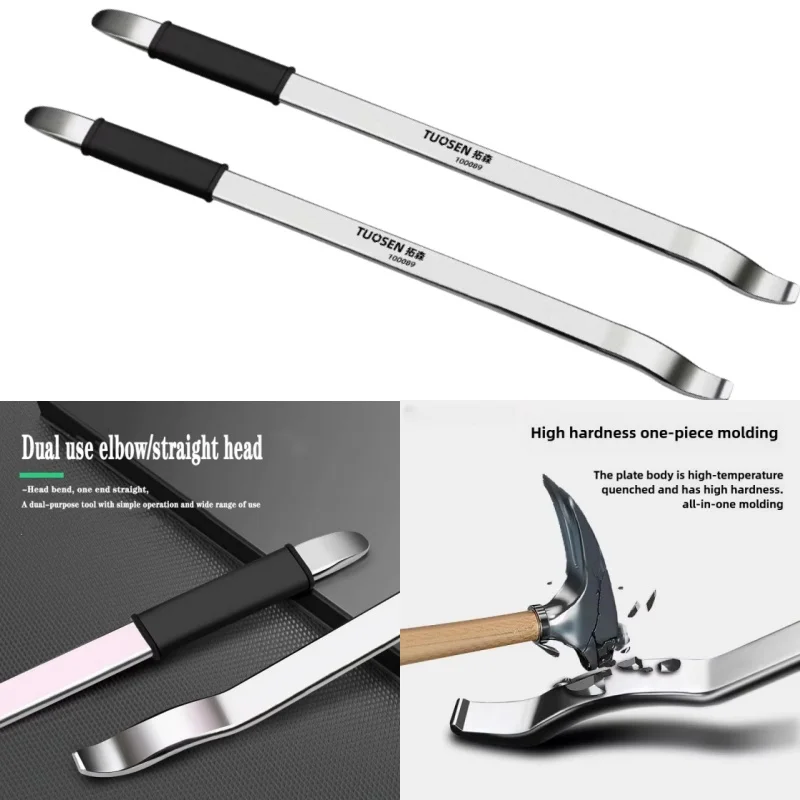 1PCS Professional Tire Changer Pry Bar Tool-Durable Metal,Rubber Handle,Labor-Saving Design,Non-Damaging Pry Corner
1PCS Professional Tire Changer Pry Bar Tool-Durable Metal,Rubber Handle,Labor-Saving Design,Non-Damaging Pry Corner