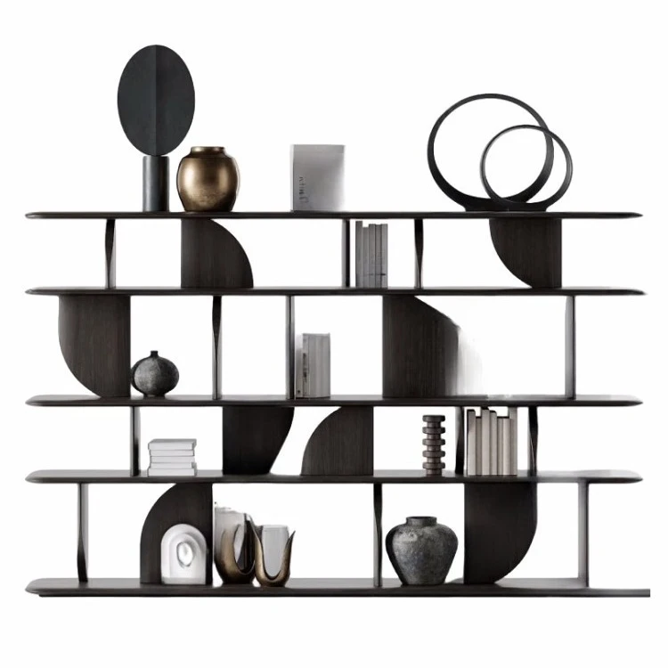 Painted bookshelf Solid wood bookcase Simple modern partition cabinet Black oak shelf display
Painted bookshelf Solid wood bookcase Simple modern partition cabinet Black oak shelf display