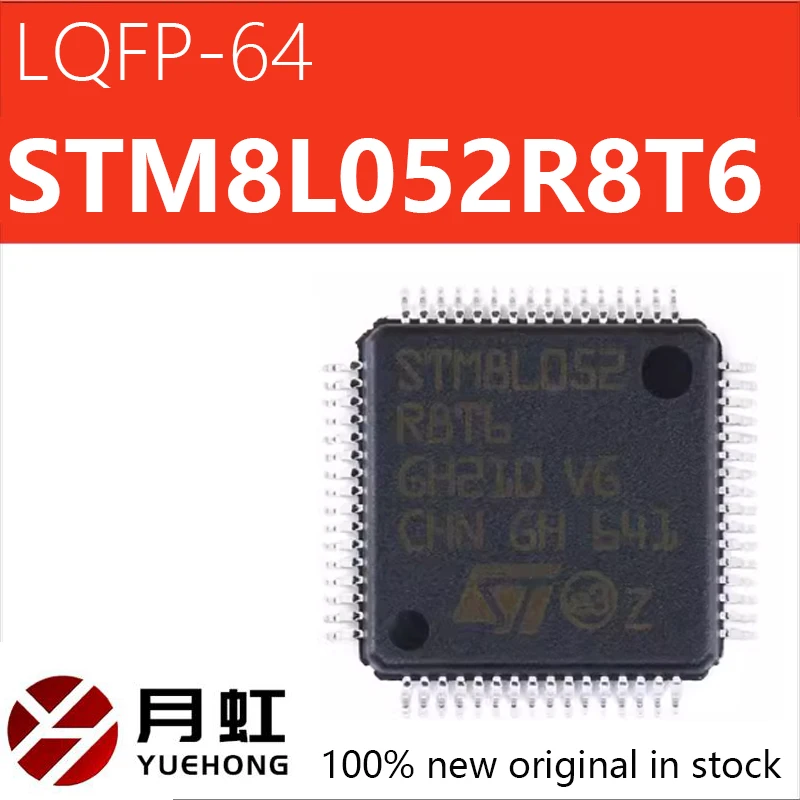 1/10/50pcs Original genuine STM8L052R8T6 LQFP-64 16MHz/64KB flash memory/8-bit microcontroller MCU
1/10/50pcs Original genuine STM8L052R8T6 LQFP-64 16MHz/64KB flash memory/8-bit microcontroller MCU