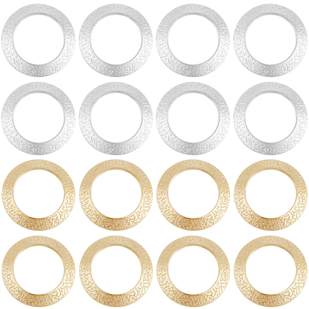 20Pcs 2 Colors Brass Linking Rings Lead Free Cadmium Free Round Ring Textured Real 18K Gold 925 Sterling Silver Plated
20Pcs 2 Colors Brass Linking Rings Lead Free Cadmium Free Round Ring Textured Real 18K Gold 925 Sterling Silver Plated