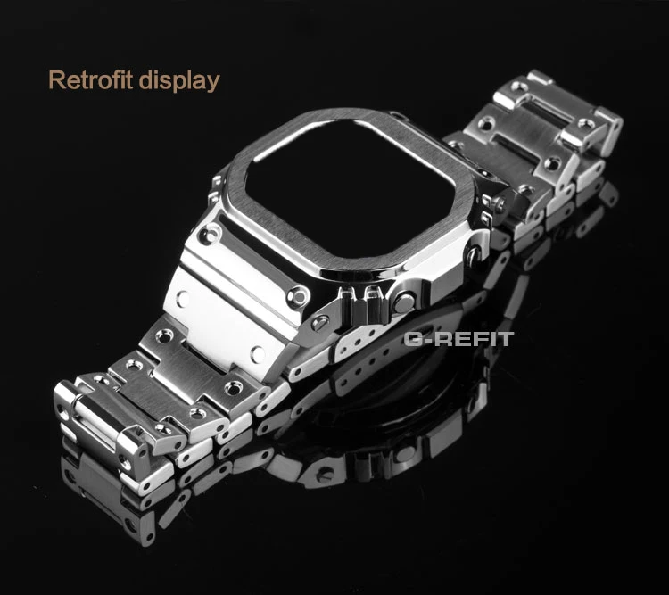 G-REFIT GWM5610 G5600 GWB5600 DW5600 GW5000 316L Steel Watch Case StrapFull DW5600 GB5600 Forging Hand Polished Modified Parts
G-REFIT GWM5610 G5600 GWB5600 DW5600 GW5000 316L Steel Watch Case StrapFull DW5600 GB5600 Forging Hand Polished Modified Parts