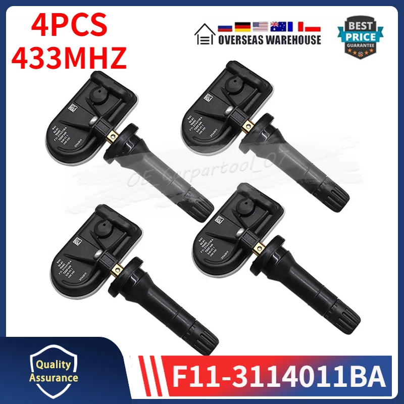 4PCS/Lot Tire Pressure Monitor System Sensor F11-3114011BA For 2023-2024 Jetour Traveller 2024-2025 Shanhai T2 TPMS 433MHZ
4PCS/Lot Tire Pressure Monitor System Sensor F11-3114011BA For 2023-2024 Jetour Traveller 2024-2025 Shanhai T2 TPMS 433MHZ