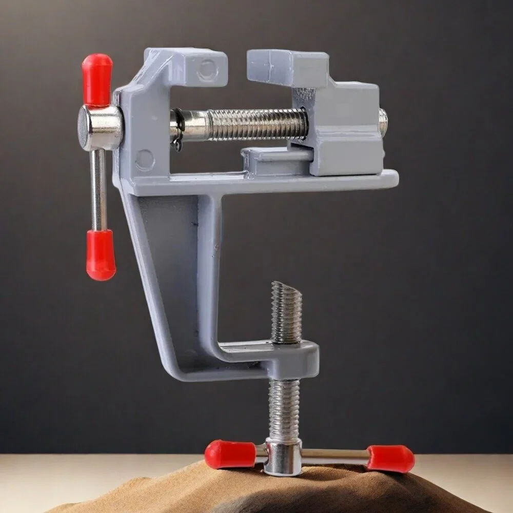 35MM Aluminium Alloy Table Bench Clamp Vise Multi-functional Bench Vise Table Screw Vise for DIY Craft Mold Fixed Repair Tool
35MM Aluminium Alloy Table Bench Clamp Vise Multi-functional Bench Vise Table Screw Vise for DIY Craft Mold Fixed Repair Tool