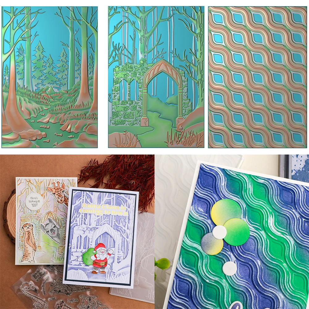2025 New 3D Embossing Folder Big Tree Forest Nature View Wavy Background for Diy Scrapbooking Christmas Day Decor Paper Cards
2025 New 3D Embossing Folder Big Tree Forest Nature View Wavy Background for Diy Scrapbooking Christmas Day Decor Paper Cards