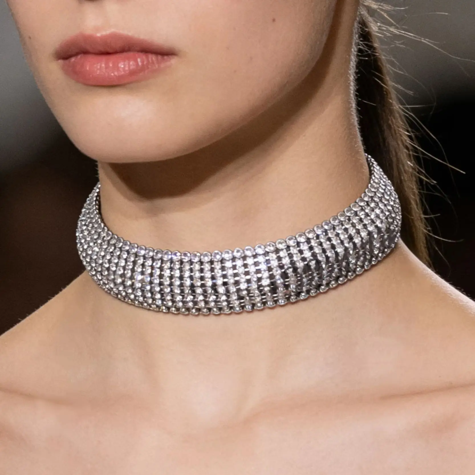 2026 Fashion Brand Full Diamond Crystal Necklace Choker Woman Europe America Designer Jewelry
2026 Fashion Brand Full Diamond Crystal Necklace Choker Woman Europe America Designer Jewelry