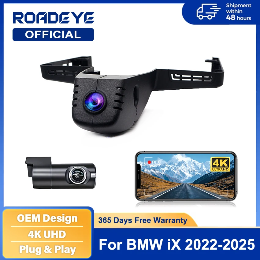 4K 2160P Plug and play WIfi Car DVR For BMW iX / i4 / M60 2025 2024 2023 2022,Dual Lens With &APP Control 4K Dashcam
4K 2160P Plug and play WIfi Car DVR For BMW iX / i4 / M60 2025 2024 2023 2022,Dual Lens With &APP Control 4K Dashcam