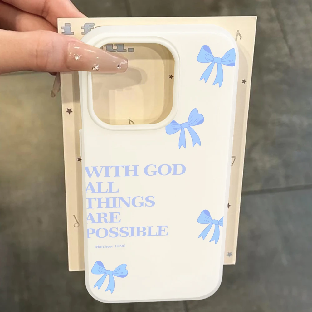 Christian Bible Bow Girl Phone Case for IPhone 17 16 14 15 11 12 13 Pro Max 8 15 16 Plus 17 Air Cases Shockproof Silicone Cover
Christian Bible Bow Girl Phone Case for IPhone 17 16 14 15 11 12 13 Pro Max 8 15 16 Plus 17 Air Cases Shockproof Silicone Cover