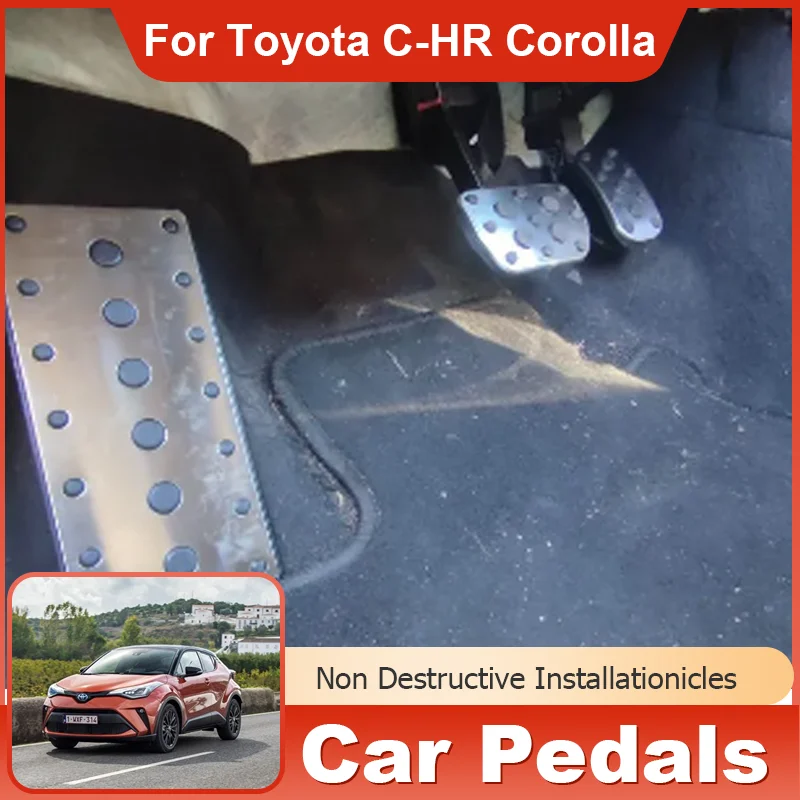 for Toyota CHR C-HR Corolla Hilux Revo Stainless Steel AT Car Fuel Accelerator Gas Brake Rest Foot Pedal Cover Pads Accessories
for Toyota CHR C-HR Corolla Hilux Revo Stainless Steel AT Car Fuel Accelerator Gas Brake Rest Foot Pedal Cover Pads Accessories