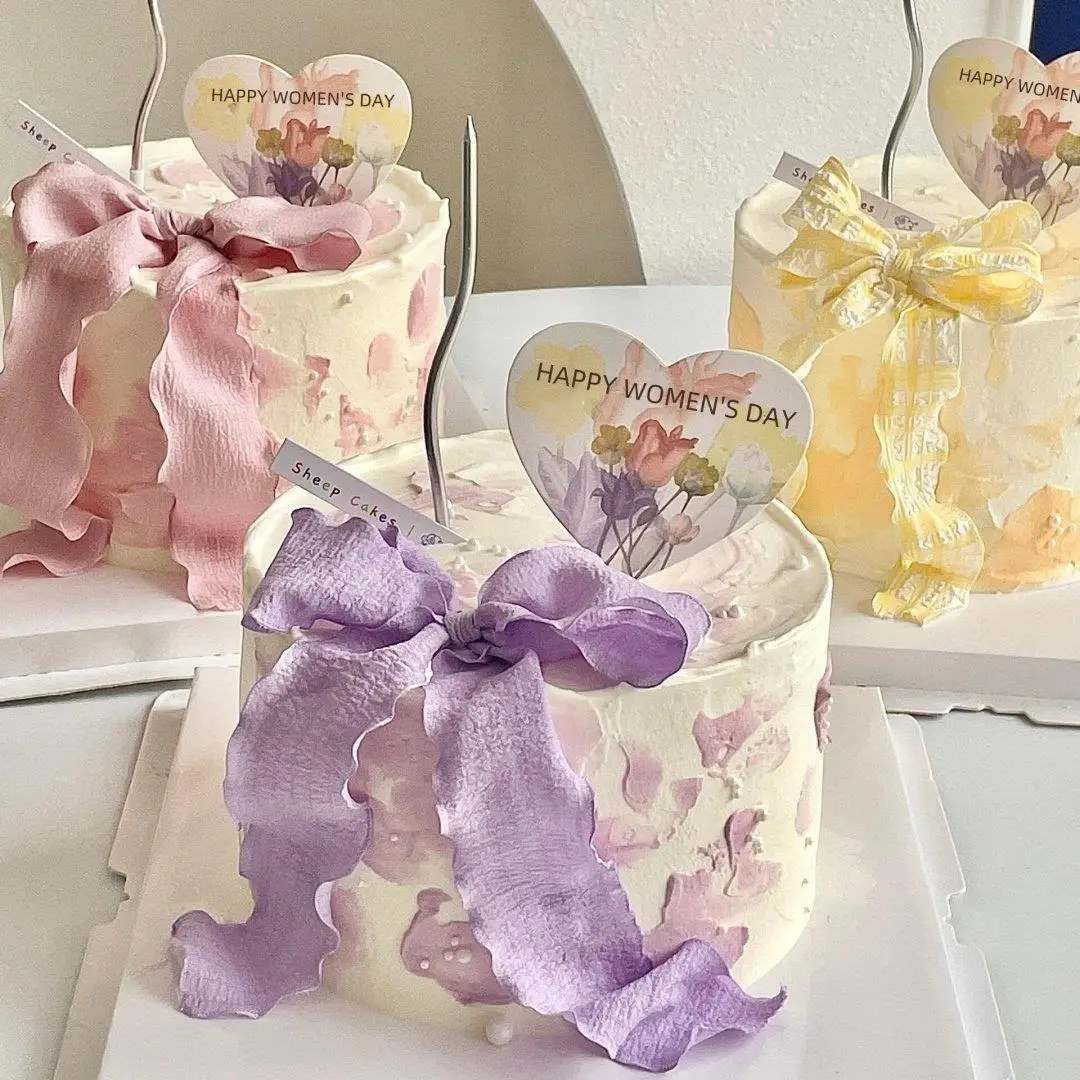 Tee Eight Queen's Day Celebration Ribbon Bowknot Folded Card Decoration Happy Heart Card Plug-in Festive Celebration Supplies
Tee Eight Queen's Day Celebration Ribbon Bowknot Folded Card Decoration Happy Heart Card Plug-in Festive Celebration Supplies