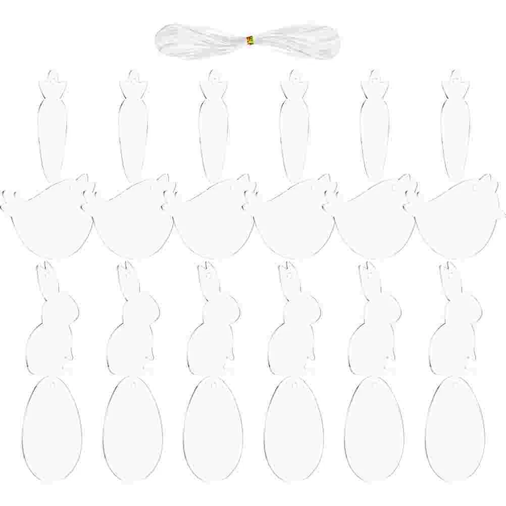 24 Pcs Kids Toys Acrylic Pendant DIY Accessory Label Easter Decor Painting Egg Craft Child
24 Pcs Kids Toys Acrylic Pendant DIY Accessory Label Easter Decor Painting Egg Craft Child