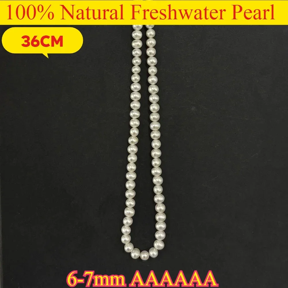 Factory Wholesale 6-7mm Fine Natural Freshwater Pearl Near Round Semi-finished Loose Bead Jewelry Making DIY Necklace Bracelet
Factory Wholesale 6-7mm Fine Natural Freshwater Pearl Near Round Semi-finished Loose Bead Jewelry Making DIY Necklace Bracelet
