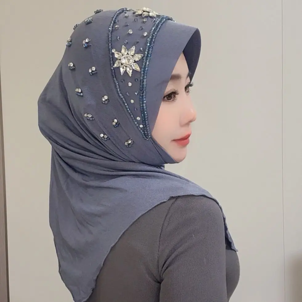 Africa Ethnic Hats Hijab for Women Elegant Party Muslim Caps Head Wear Diamonds Coffee Hijabs Cap Charm 2026 New All-match
Africa Ethnic Hats Hijab for Women Elegant Party Muslim Caps Head Wear Diamonds Coffee Hijabs Cap Charm 2026 New All-match