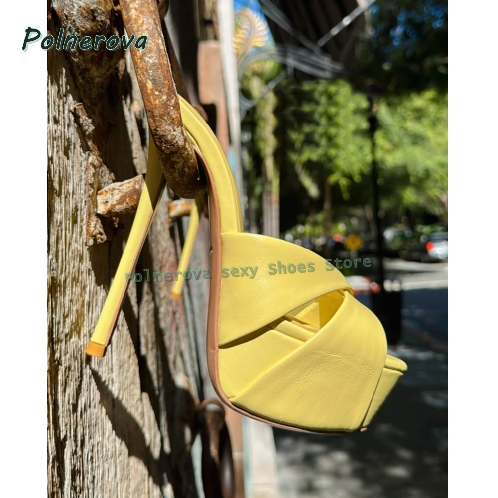 Women's Neon Yellow Peep Toe Platform Stiletto Heels Glossy Patent Ultra High Heels for Club Party Night Out Wear 2026 Summer
Women's Neon Yellow Peep Toe Platform Stiletto Heels Glossy Patent Ultra High Heels for Club Party Night Out Wear 2026 Summer